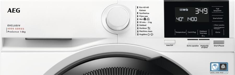 AEG 6000 serie ProSense Wasmachine voorlader 8 kg LR6KOLN - Foto 4