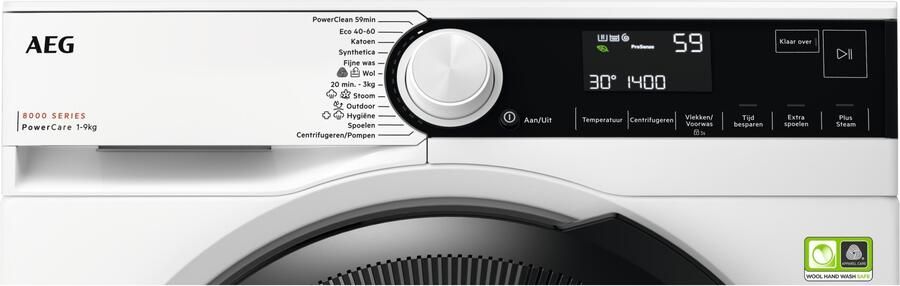 AEG LR85944 8000 serie PowerCare Wasmachine Energielabel A 1400 toeren 9 kg - Foto 4