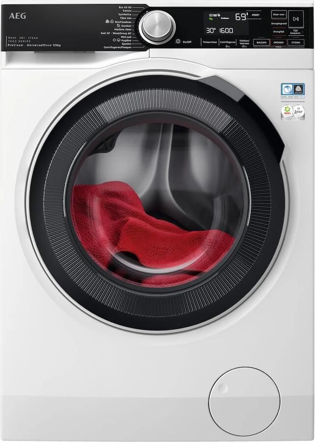 AEG LWR7796UD6 7000 ProSteam UniversalDose was-droogcombinatie