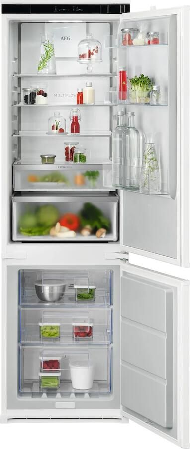 AEG OSC7C181DS 7000 NoFrost CoolAssist Inbouw Koel-vriescombinatie
