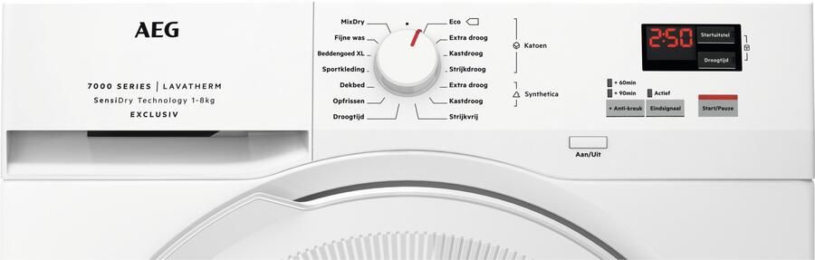 AEG TR7AACHEN 7000 serie Sensidry Wasdroger Warmtepompdroger 8 KG vulgewicht - Foto 5
