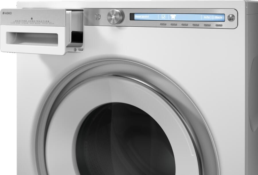 Asko Logic W4086C.W 3 Voorlader Wasmachine 8 kg 1600 RPM Quattro Construction™ - Foto 2