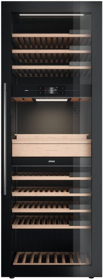 Atag KA8074K3C Inbouw wijnkoelkast Zwart