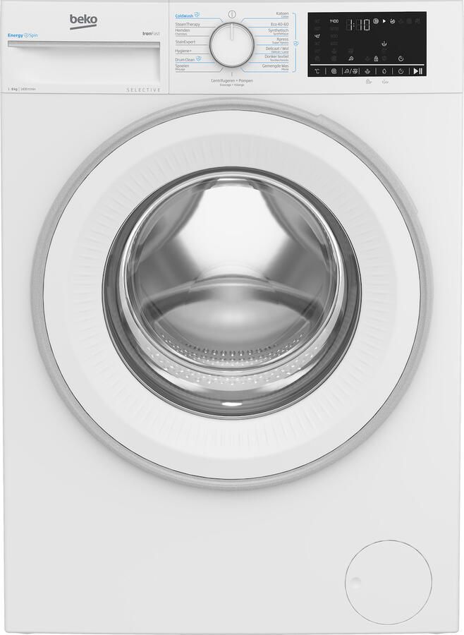 Beko B3WM4841W2 Selective Line EnergySpin wasmachine 8 KG