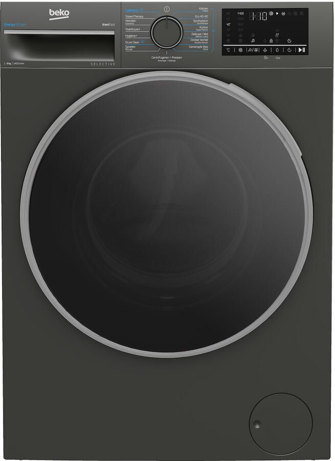 Beko B3WM49410M2 Selective Line Wasmachine Grijs