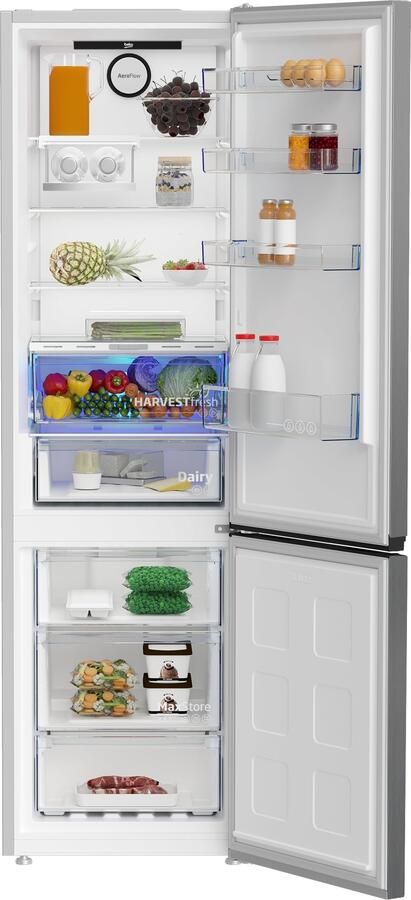 Beko B5RCNE406HXB HARVESTfresh Koel-vriescombinatie Grijs - Foto 2