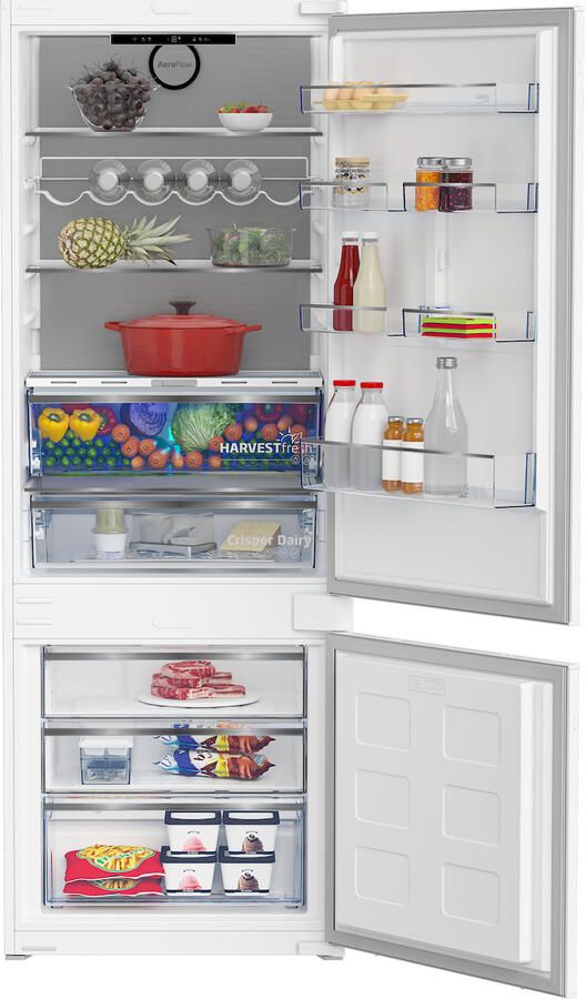 Beko BCNE400E50SHN koel-vriescombinatie Ingebouwd 370 l D Wit