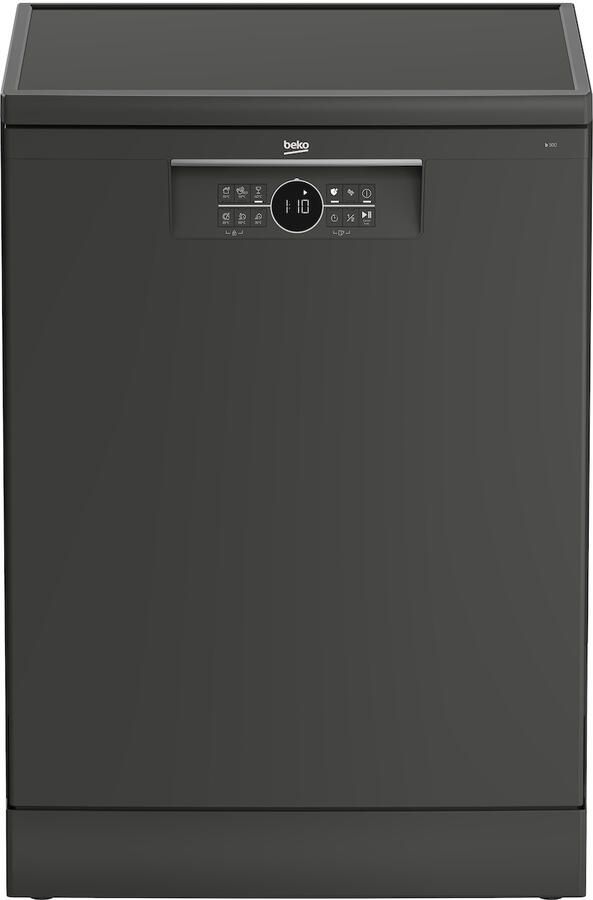 Beko BDFN26440MG Vrijstaande vaatwasser Grijs