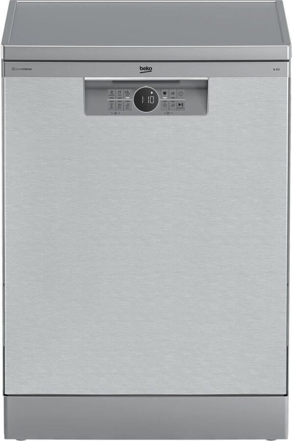 Beko BDFN26640XC CornerIntense Vrijstaande vaatwasser Zilver