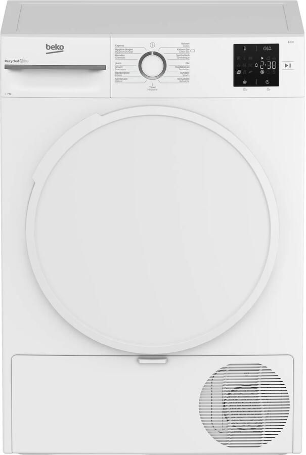 Beko 7kg A+ 242.6 kWh 64dB 230 240V 50Hz Warmtepomp Wit 39.5kg