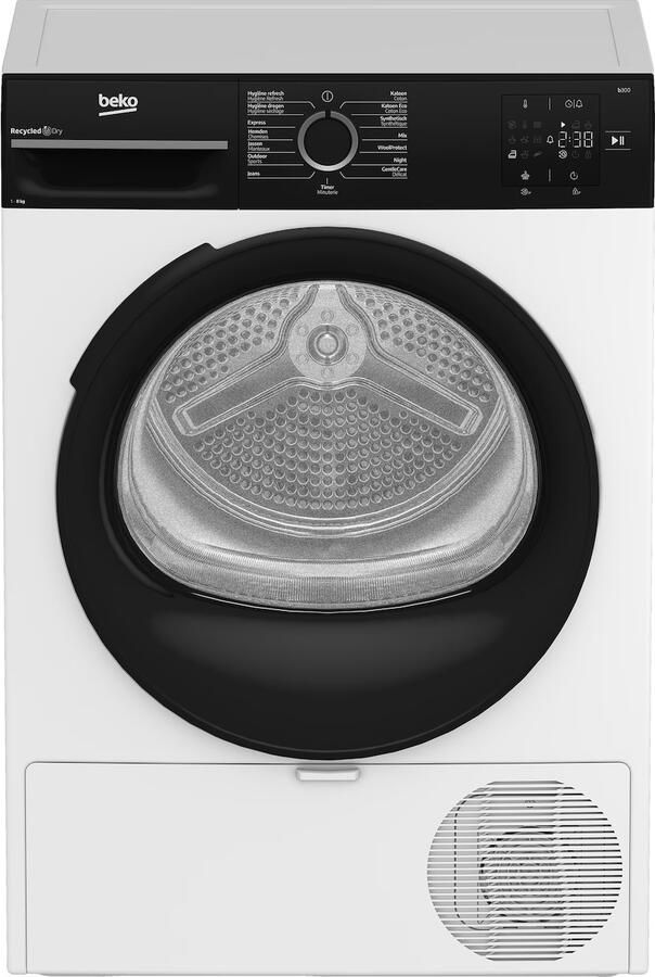 Beko BM3T3824B Wasdroger Warmtepompdroger 8 kg Energielabel B