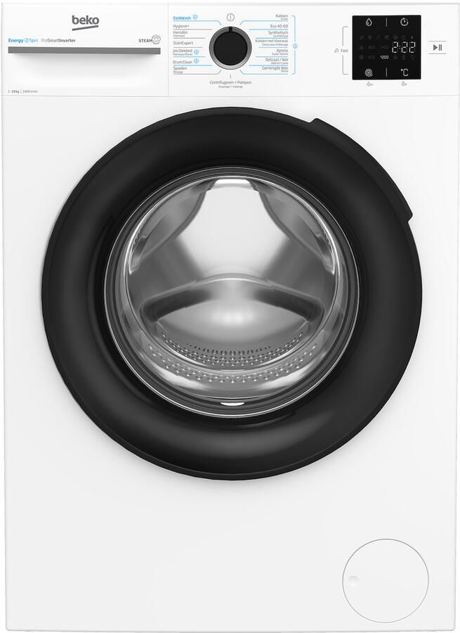 Beko bB300 BM3WFT31041W Wasmachine Voorlader 10 kg 1400 RPM Wit