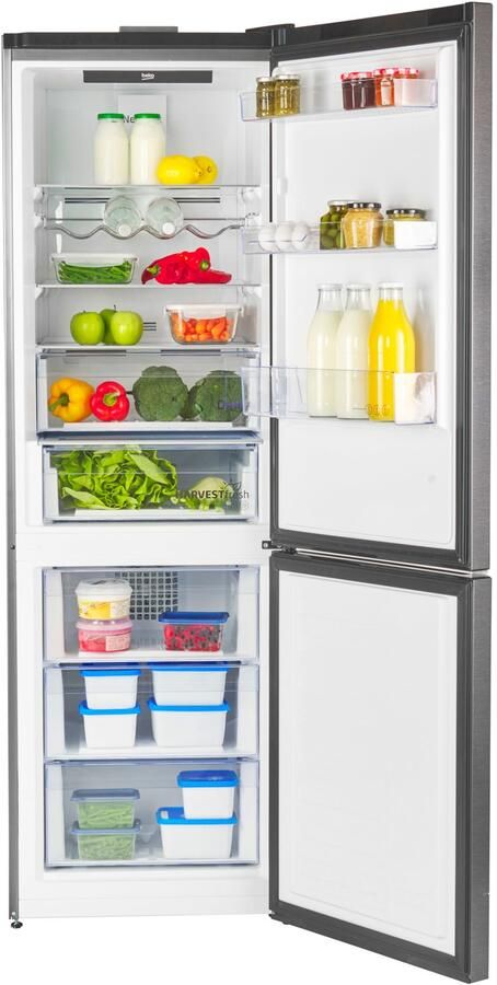 Beko RCNE366E70ZXBRN koel-vriescombinatie Vrijstaand 323 l B Roestvrijstaal - Foto 2