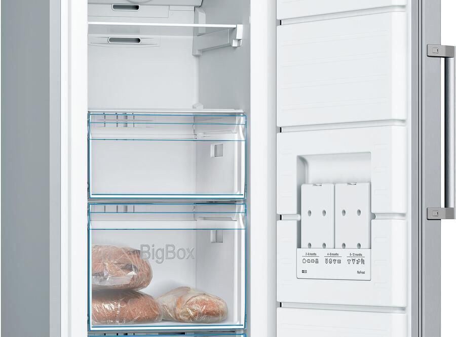 Bosch GSN29VLEP Serie 4 161 x 60- Vrijstaande Vriezer Vrieskast No Frost Nooit meer ontdooien RVS