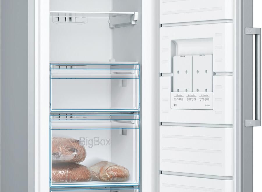 Bosch GSN33VLEP Serie 4 176 x 60- Vrijstaande Vriezer Vrieskast No Frost Nooit meer ontdooien RVS