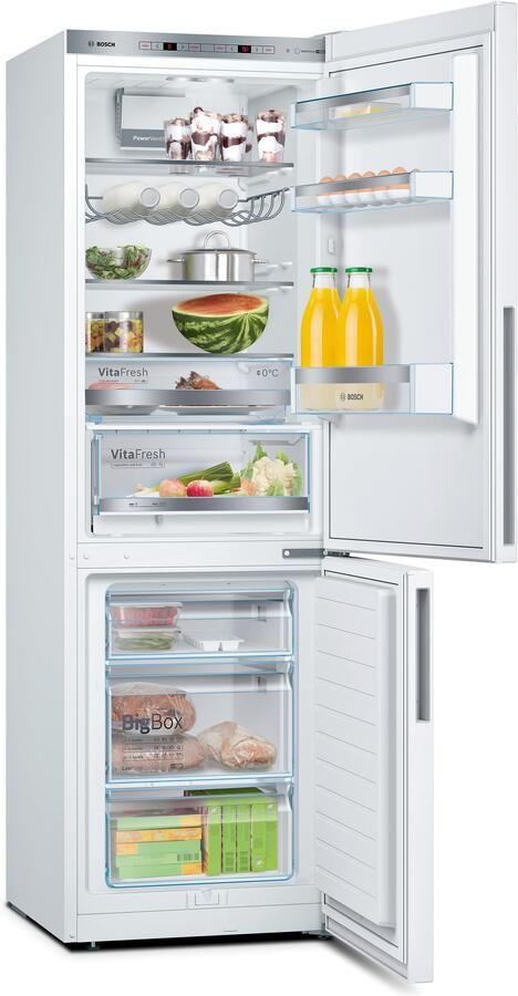 Bosch KGE36AWCA Serie 6 Koel-vriescombinatie Wit Energielabel C VitaFresh: houdt etenswaren langer vers in gekoelde lades - Foto 10