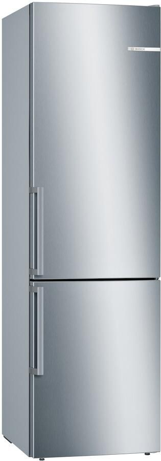Bosch KGE398IBP Serie 6 Koel-vriescombinatie RVS Energielabel B VitaFresh: houdt etenswaren langer vers in gekoelde lades