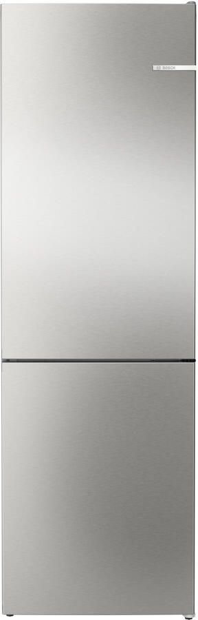 Bosch Serie 4 KGN362I1F Koel-vriescombinatie Total No Frost Nooit meer ontdooien 321 liter VitaFresh XXL: houd etenswaren langer vers met extra ruime vershoudlades RVS