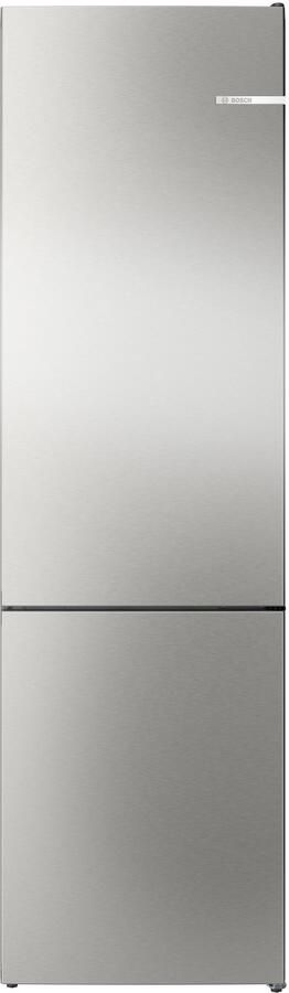 Bosch KGN392I1F Serie 4 Koel-vriescombinatie RVS 10% zuiniger dan energielabel A Zeer stil Total No Frost Nooit meer ontdooien VitaFresh XXL 0°C: houd etenswaren langer vers met extra ruime vershoudlades