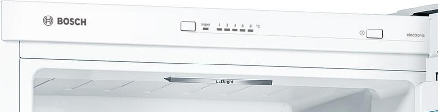 Bosch Serie 4 KGV33VWEP koel-vriescombinatie Vrijstaand 289 l E Wit - Foto 2