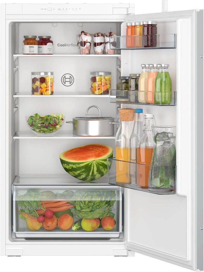 Bosch KIR31NSE0 Serie 2 Inbouwkoelkast 102.1 x 54.1 cm Sleepdeur Multi Box XXL: een extra ruime lade voor groente en fruit - Foto 2