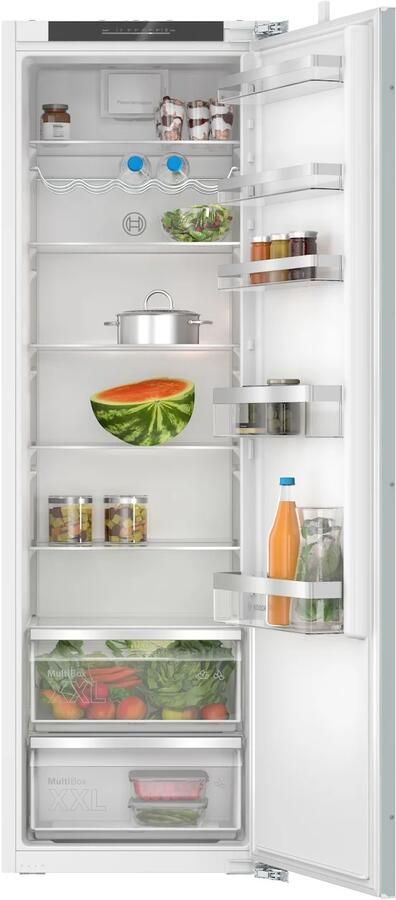 Bosch KIR81VFE0 Serie 4 Inbouwkoelkast Vlakscharnier 177.2 x 54.1 cm Zeer stil Deur op deur led verlichting Extra ruime lade voor groente en fruit - Foto 7