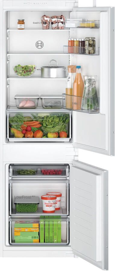 Bosch KIV86NSE0 Serie 2 inbouw koel-vriescombinatie Energielabel E