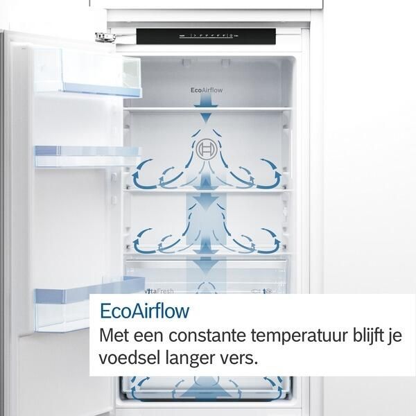 Bosch KIV87VFE0 Serie 4 Inbouw koel-vriescombinatie 177.2 x 54.1 cm 270 l Zeer stil Energielabel E - Foto 5