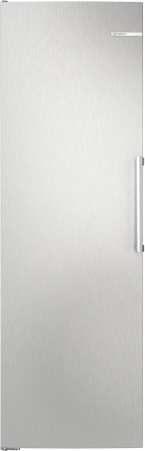 Bosch Serie 4 KSN36VLCG Kastmodel Koelkast Extra veel inhoud 402L Zeer stil Nooit meer ontdooien met Total No Frost VitaFresh XXL 0°C: houd etenswaren langer vers met extra ruime vershoudlades- Metal look