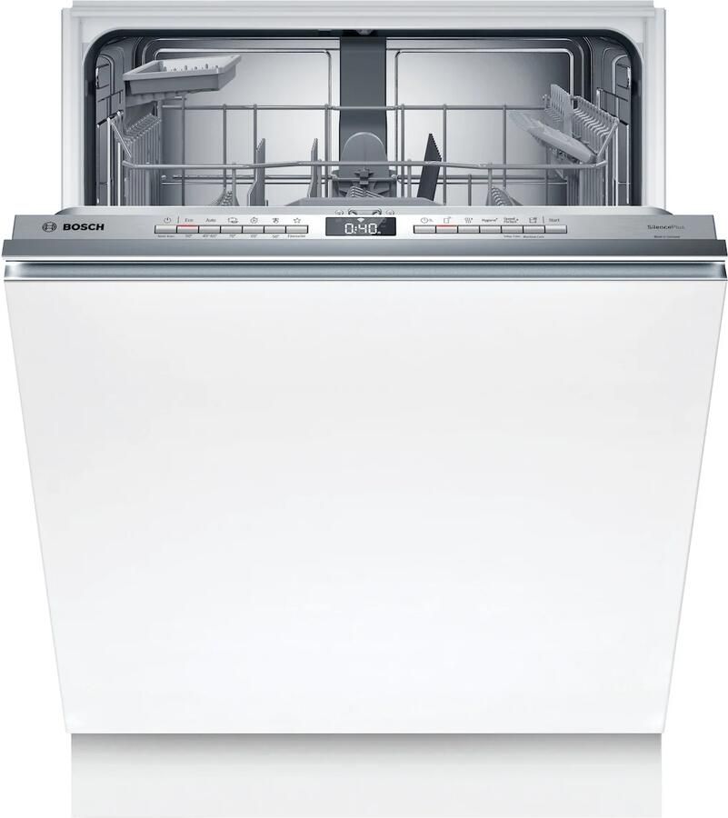 Bosch SBV4HAX09E Serie 4 Vaatwasser Inbouwvaatwasser Volledig integreerbaar 60 cm XXL Extra hoog Energielabel C Extra Droog: optie voor extra grondige droogresultaten