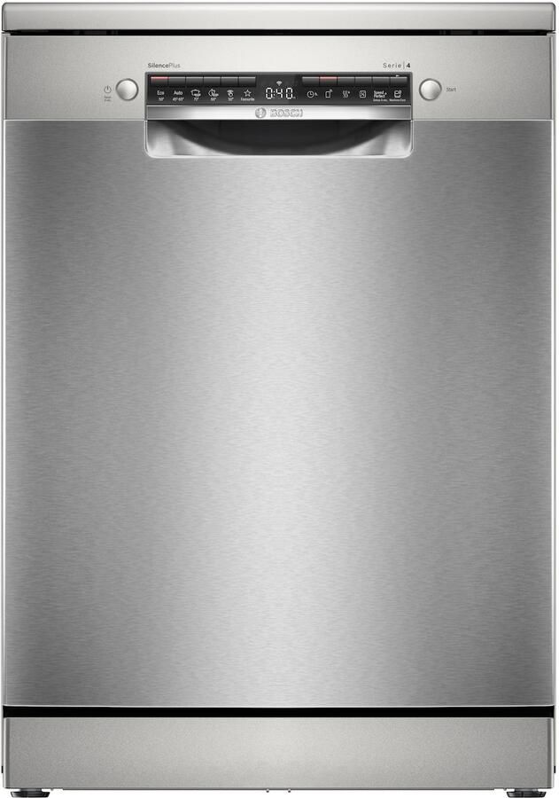 Bosch SMS4EAI28E Serie 4 Vrijstaande vaatwasser 60 cm Geborsteld staal Anti-fingerprint Energielabel A Home Connect - Foto 2