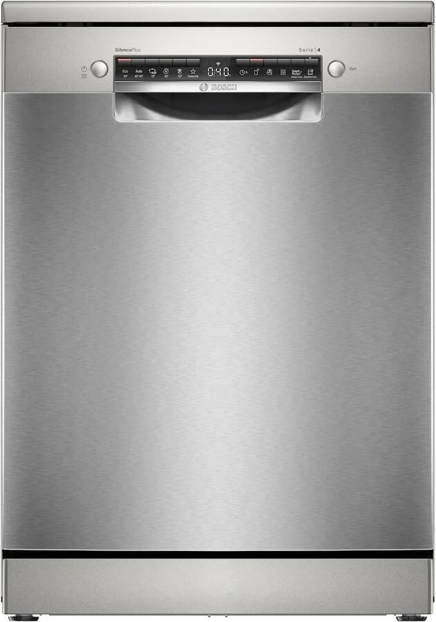 Bosch SMS4EMI06E- Serie 4 Vrijstaande vaatwasser 60 cm RVS Energielabel B Home Connect - Foto 2