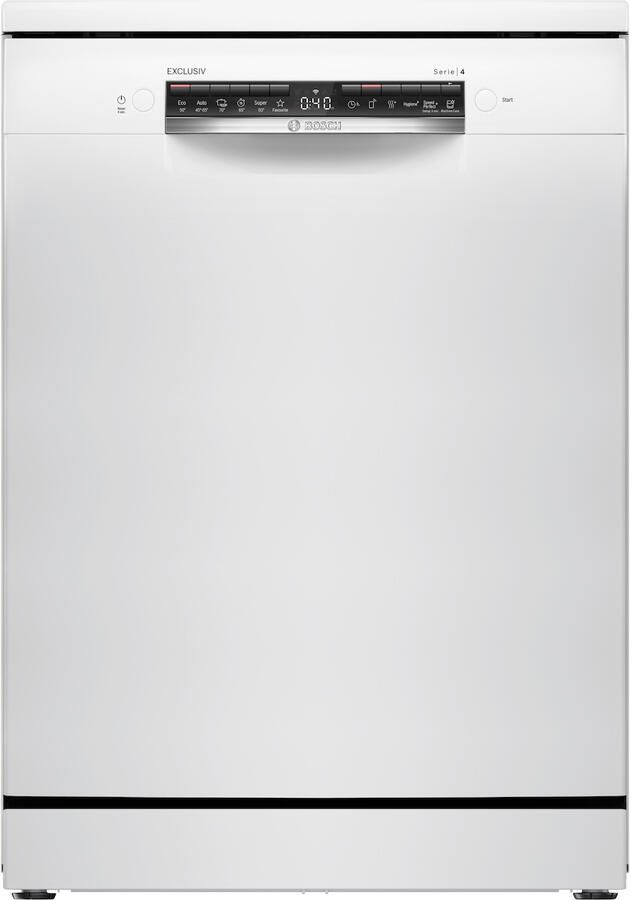 Bosch SMS4HUW18E EXCLUSIV Vrijstaande vaatwasser Wit