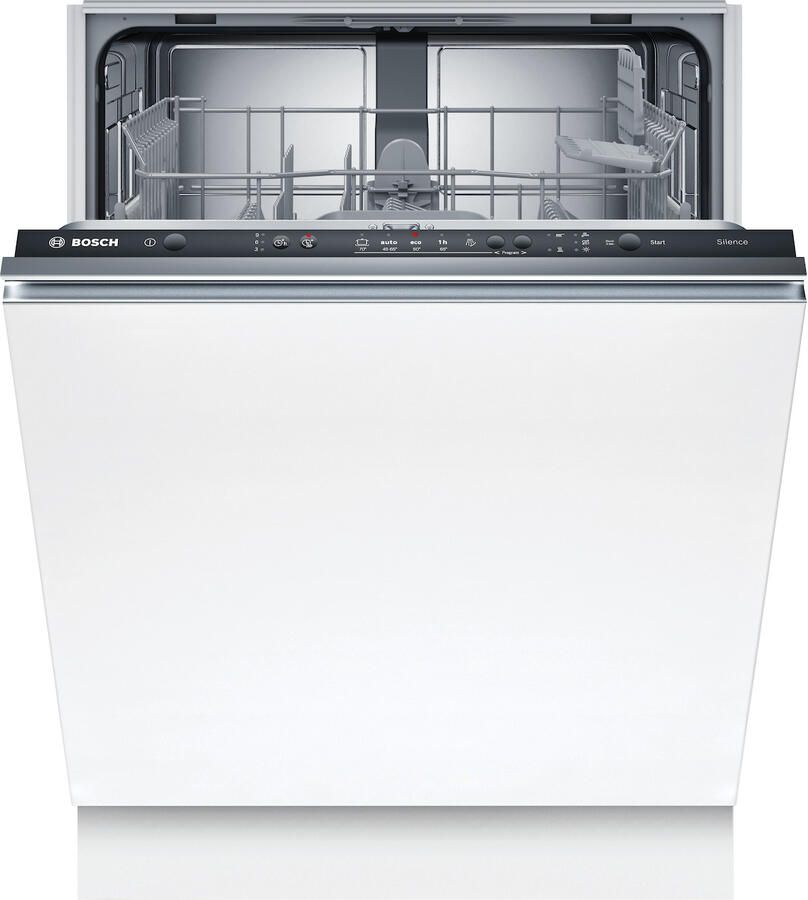 Bosch Serie 2 SMV25AX06E Volledig ingebouwd Volledige grootte (60 cm) Zwart Knoppen 1 75 m 1 65 m