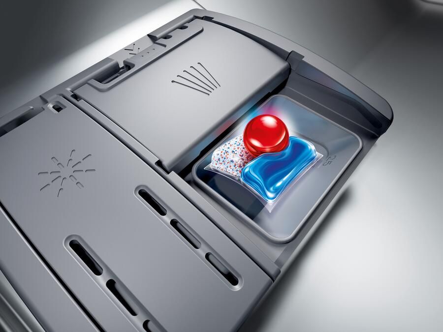 Bosch Serie 6 SMS6ECW04E Vaatwasser- Vrijstaande vaatwasser -60 cm Wit Stil- Efficient Dry: verbeterde droogprestaties door de automatisch geopende deur VarioLade: een lade voor bestek klein kookgerei en zelfs kleine kopjes