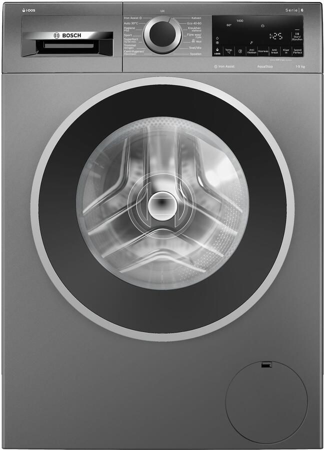 Bosch Serie 6 WGG244FINL wasmachine Voorbelading 9 kg 1400 RPM Grijs
