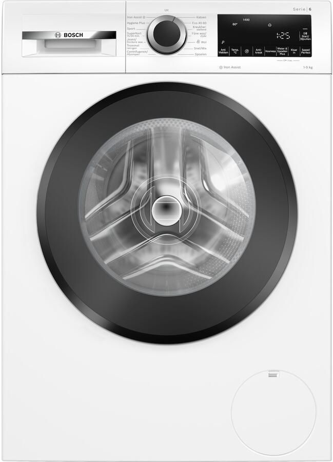 Bosch WGG244ZANL Serie 6 Wasmachine met stoom 1400 rpm Energielabel A Iron Assist: vermindert kreukels tot 50% Bespaar water met ActiveWater Plus