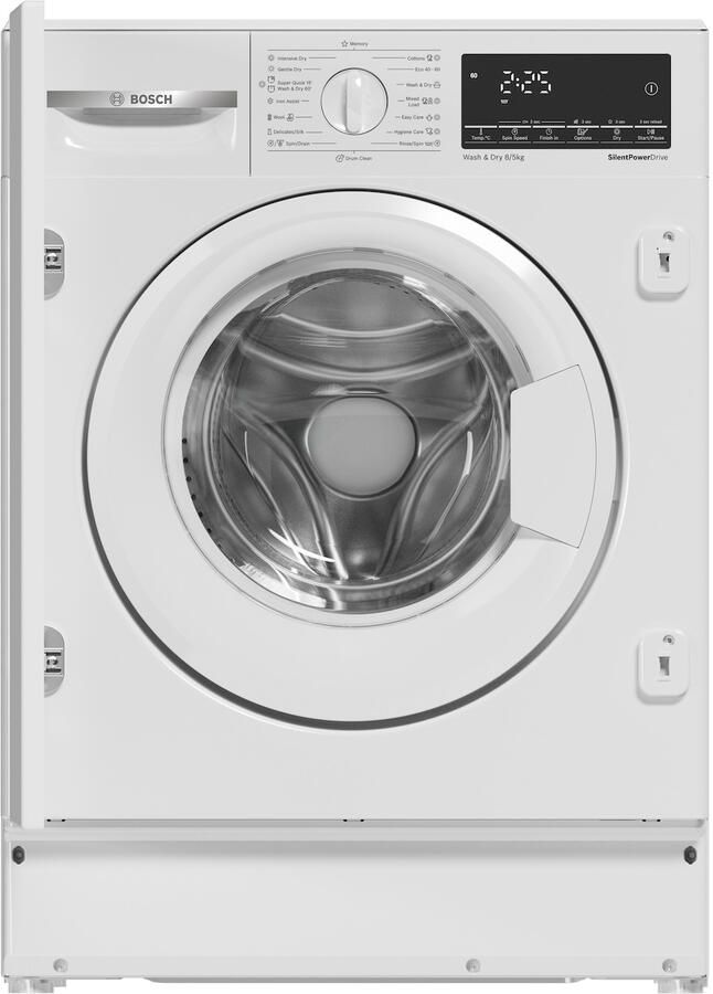 Bosch WKD28490EU Serie 6 – Inbouw was-droogcombinatie 8 kg wassen 5 kg drogen AutoDry