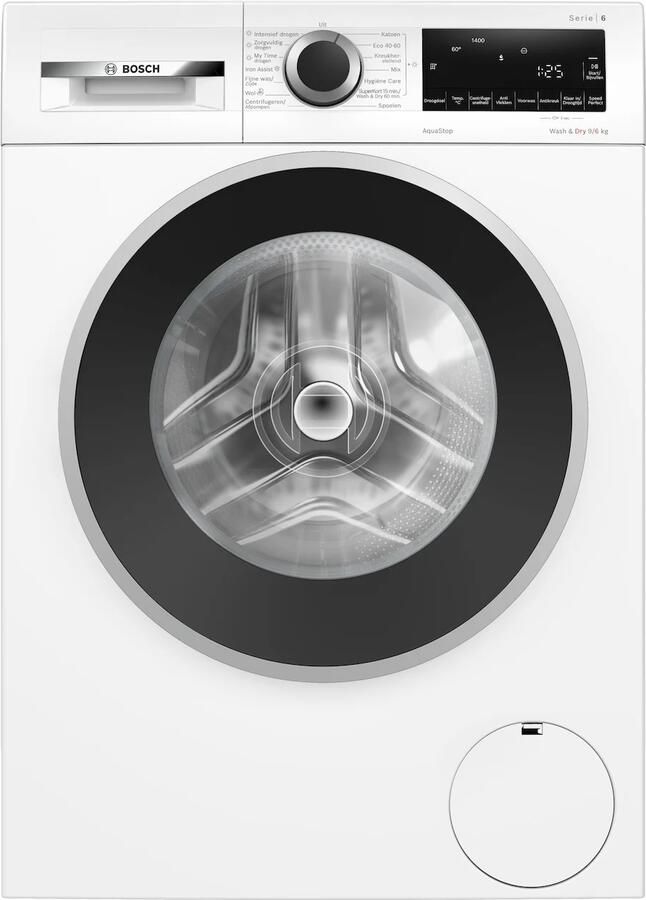 Bosch WNG24406NL Serie 6 Was-droogcombinatie Extra stil 9 6 kg Wassen en drogen in 1 keer 1400 rpm Energielabel A Stoom met Iron Assist