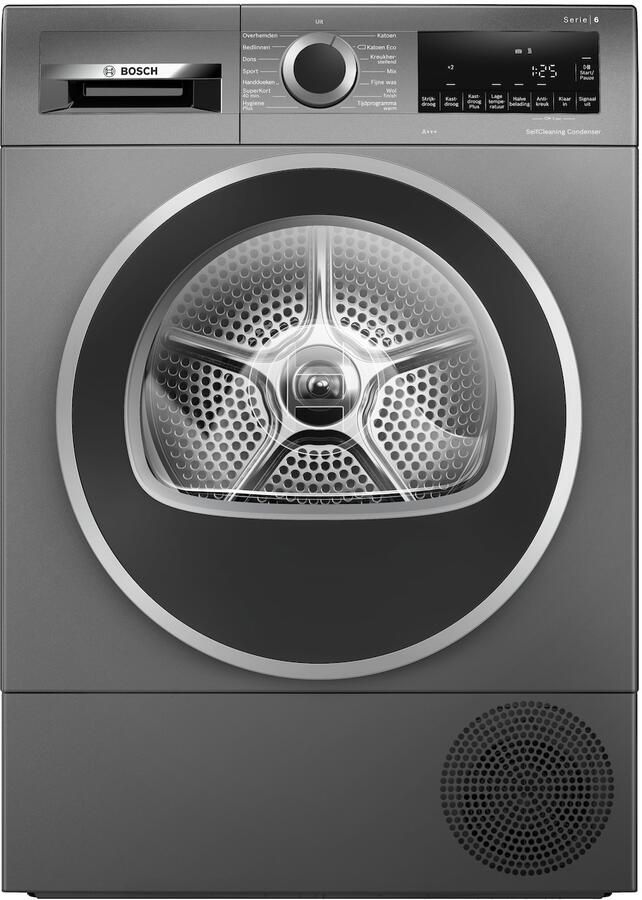 Bosch WQG235DINL Warmtepompdroger A+++ Zwart