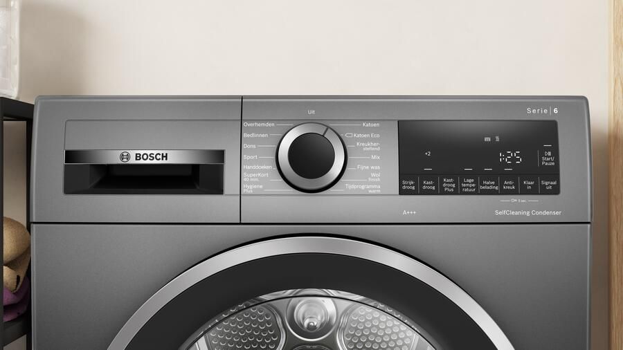 Bosch WQG235DINL Warmtepompdroger A+++ Zwart - Foto 3