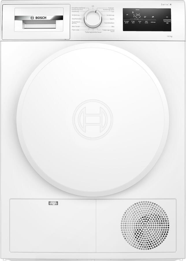 Bosch WTH8300LNL Serie 4 Wasdroger Warmtepompdroger Droogt zoals jij wilt met Auto Dry Stil 8 kg Easy Clean gemakkelijke reiniging
