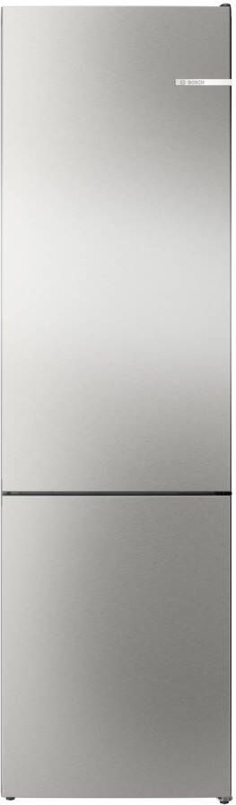 Bosch KGN392I1F Serie 4 Koel-vriescombinatie RVS 10% zuiniger dan energielabel A Zeer stil Total No Frost Nooit meer ontdooien VitaFresh XXL 0°C: houd etenswaren langer vers met extra ruime vershoudlades