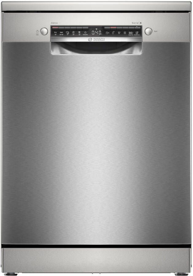 Bosch SMS4HKI07E Vrijstaande vaatwasser Grijs