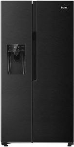 Etna AKV378I Amerikaanse koelkast Zwart