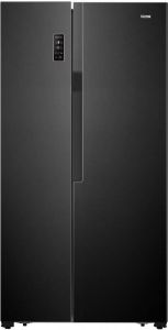 ETNA AKV578ZWA Amerikaanse koelkast No Frost LED Display Zwart