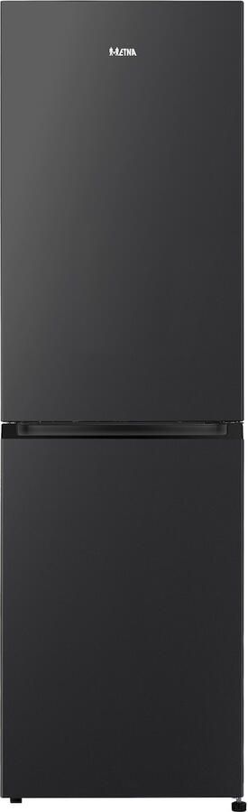 ETNA KCV282NZWA Vrijstaande Koel-vriescombinatie Zwart 256 Liter Energielabel C 36 dB(A) MultiFlow 360° SuperCool FastFreeze Extratray No-Frosty