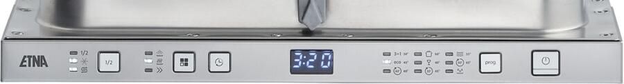 ETNA VW47SM Vaatwasser volledig geintegreerd (45 cm) 9 Programma's 9 Couverts Digitaal display Aquastop RVS bedieningspaneel - Foto 3