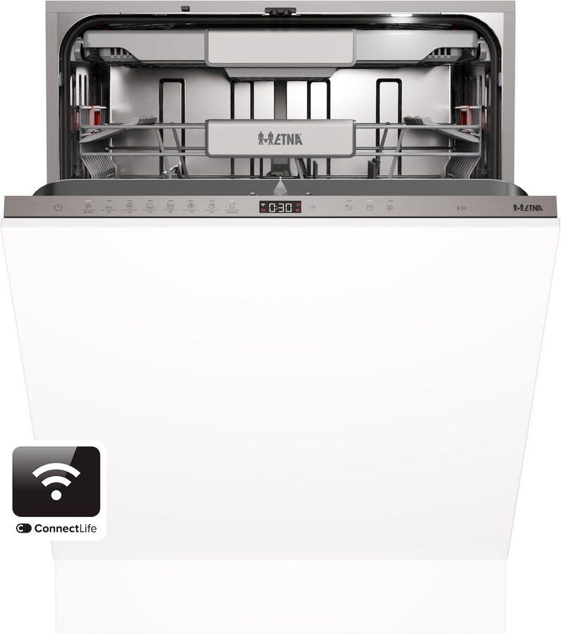ETNA VW938CR – Volledig geïntegreerde vaatwasser – 16 couverts – Energieklasse A – 38 dB – AutoDose – FanDry – ConnectLife – Automatische deuropening – 60 cm - Foto 2