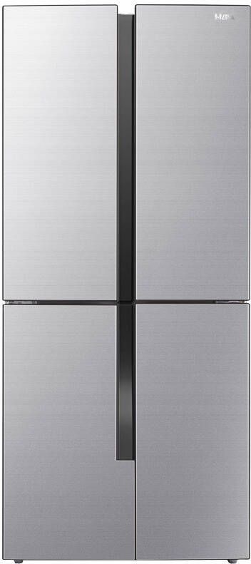 Etna MKV581 Amerikaanse koelkast Rvs online kopen